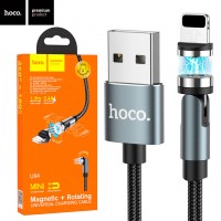 USB кабель Hoco U94 Магнитный Lightning 1.2m черный
