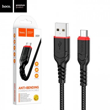 USB кабель Hoco X59 micro USB 1m черный в Одессе