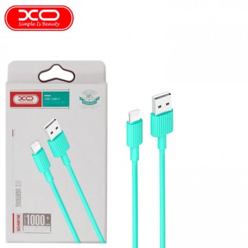 USB кабель XO NB156 Lightning 1m зеленый в Одессе