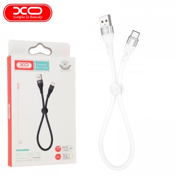 USB кабель XO NB179 Type-C 0.25m белый в Одессе