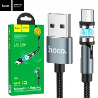 USB кабель Hoco U94 Магнитный micro USB 1.2m черный