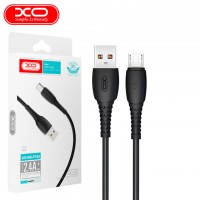 USB кабель XO NB163 2,4A micro USB 1m черный