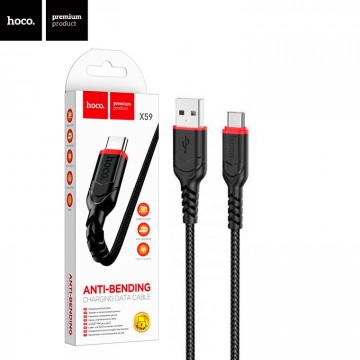 USB кабель Hoco X59 Type-C 1m черный в Одессе