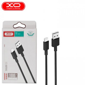 USB кабель XO NB156 Lightning 1m черный в Одессе