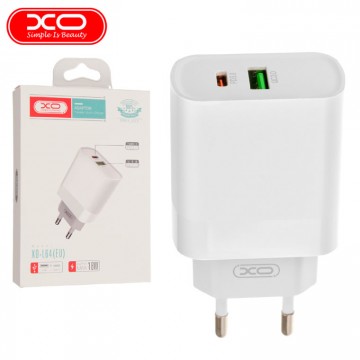 Сетевое зарядное устройство XO L64 PD QC3.0 18W 1USB white в Одессе