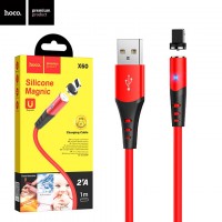 USB кабель Hoco X60 Lightning 1m красный