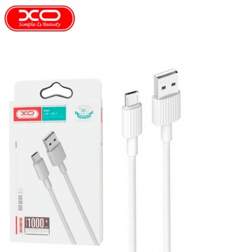 USB кабель XO NB156 micro USB 1m белый в Одессе