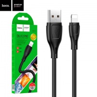 USB кабель Hoco X61 Lightning 1m черный