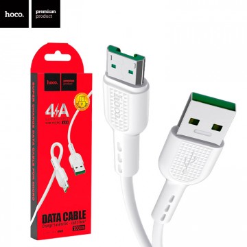 USB кабель Hoco X33 4A micro USB 1m белый в Одессе