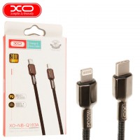 USB кабель XO NB183A 20W Type-C - Lightning 1m черный