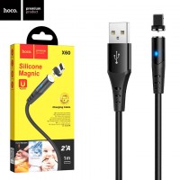 USB кабель Hoco X60 Lightning 1m черный