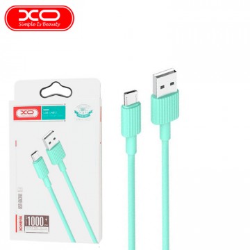 USB кабель XO NB156 micro USB 1m зеленый в Одессе