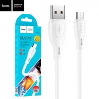 USB кабель Hoco X61 micro USB 1m белый