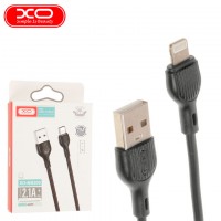 USB кабель XO NB200 Lightning 2m черный