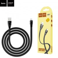 USB кабель Hoco U57 micro USB 1.2m черный