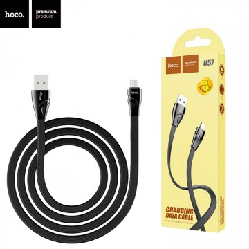 USB кабель Hoco U57 micro USB 1.2m черный в Одессе