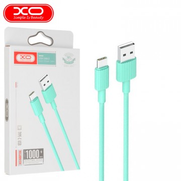 USB кабель XO NB156 Type-C 1m зеленый в Одессе