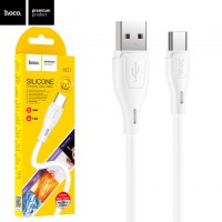 USB кабель Hoco X61 Type-C 1m белый