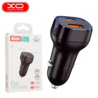 Автомобильное зарядное устройство XO CC37 PD 20W QC3.0 1USB black