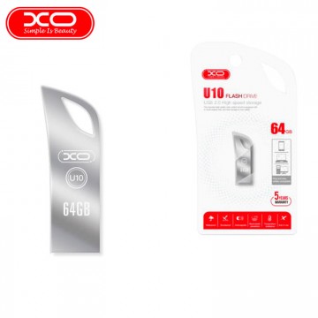 USB Флешка XO U10 USB 2.0 64GB серебристый в Одессе