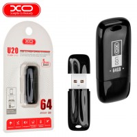 USB Флешка XO U20 USB 2.0 64GB черный