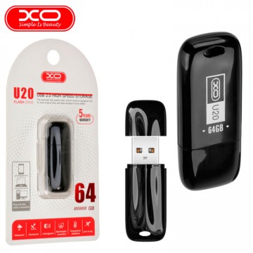 USB Флешка XO U20 USB 2.0 64GB черный в Одессе