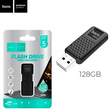 USB Флешка Hoco UD6 USB 2.0 128GB черный в Одессе