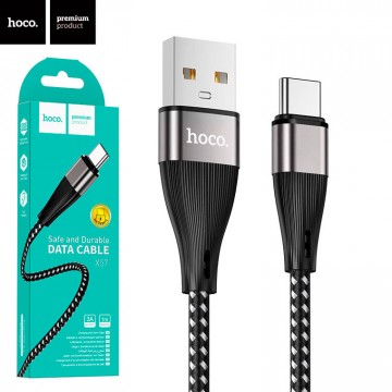 USB кабель Hoco X57 USB - Type-C 1m черный в Одессе