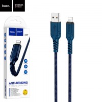 USB кабель Hoco X59 USB - Lightning 1m синий