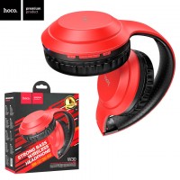 Bluetooth наушники с микрофоном Hoco W30 красные
