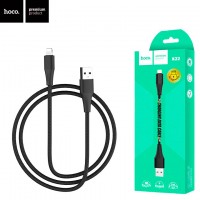 USB кабель Hoco X32 USB - Lightning 1m черный