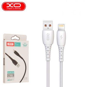 USB кабель XO NB163 2.4A USB - Lightning 1m белый в Одессе