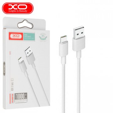 USB кабель XO NB156 USB - Type-C 1m белый в Одессе