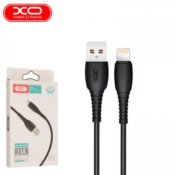 USB кабель XO NB163 2.4A USB - Lightning 1m черный в Одессе
