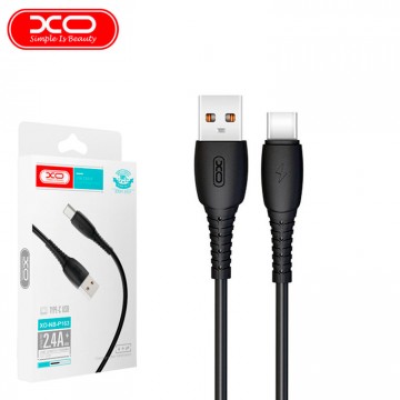 USB кабель XO NB163 2.4A USB - Type-C 1m черный в Одессе