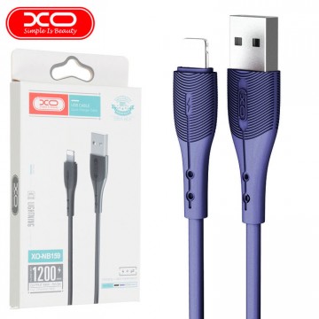 USB кабель XO NB159 USB - Lightning 1.2m синий в Одессе