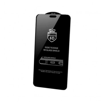 Защитное стекло 6D OG Crown Huawei P20 Lite, Nova 3e black тех.пакет тех.пакет в Одессе
