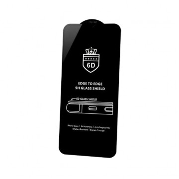 Защитное стекло 6D OG Crown Xiaomi Redmi Note 10 5G black тех.пакет в Одессе