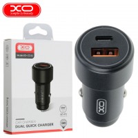 Автомобильное зарядное устройство XO CC42 PD QC 3.0 38W 1USB black