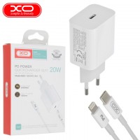 Сетевое зарядное устройство XO A829-120167C-EU1 PD 20W Type-C - Lightning white