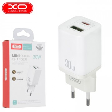 Сетевое зарядное устройство XO HN238A QC 3.0 PD 1USB 30W white в Одессе