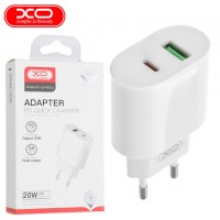 Сетевое зарядное устройство XO L81A QC 3.0 PD 1USB 18W white