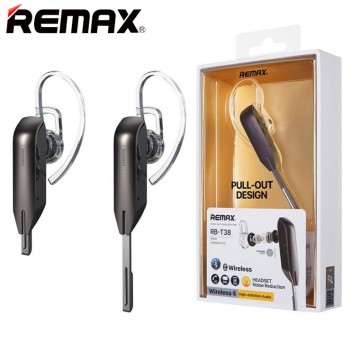 Bluetooth гарнитура Remax RB-T38 черная в Одессе