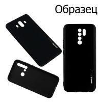 Чехол силиконовый SMTT iPhone 12, 12 Pro черный