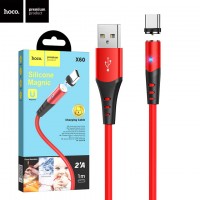 USB кабель Hoco X60 USB - Type-C красный