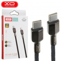 USB кабель XO NB183B Type-C - Type-C черный