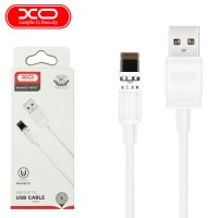USB кабель XO NB187 Магнитный USB - Lightning белый