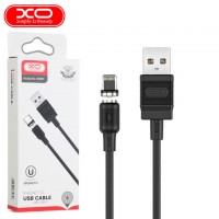 USB кабель XO NB187 Магнитный USB - Lightning черный