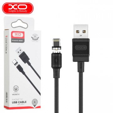 USB кабель XO NB187 Магнитный USB - Lightning черный в Одессе