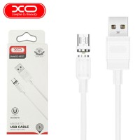 USB кабель XO NB187 Магнитный USB - micro USB белый